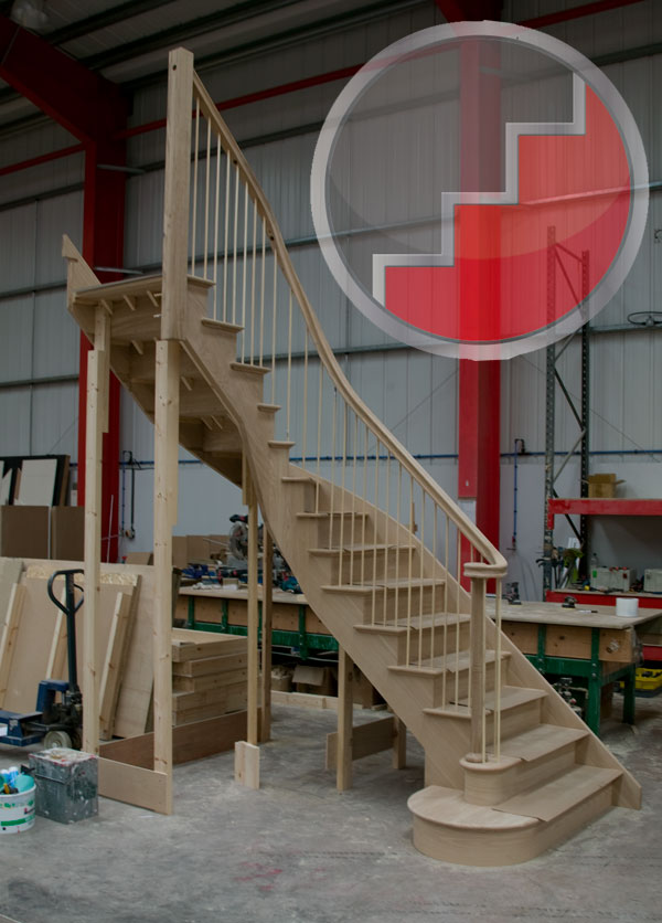 Curved Staircases | Wreathed Oak Staircase