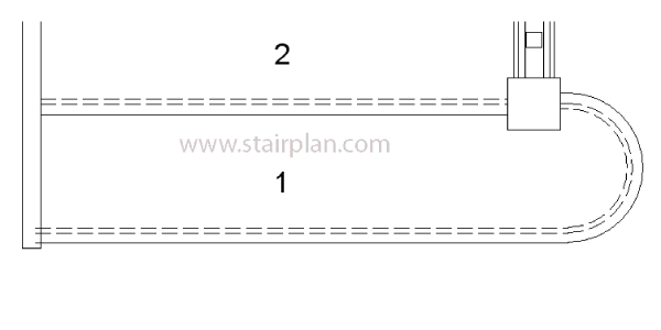 48-53 Adj. Double Bulnose Start-Step - Stair Solution