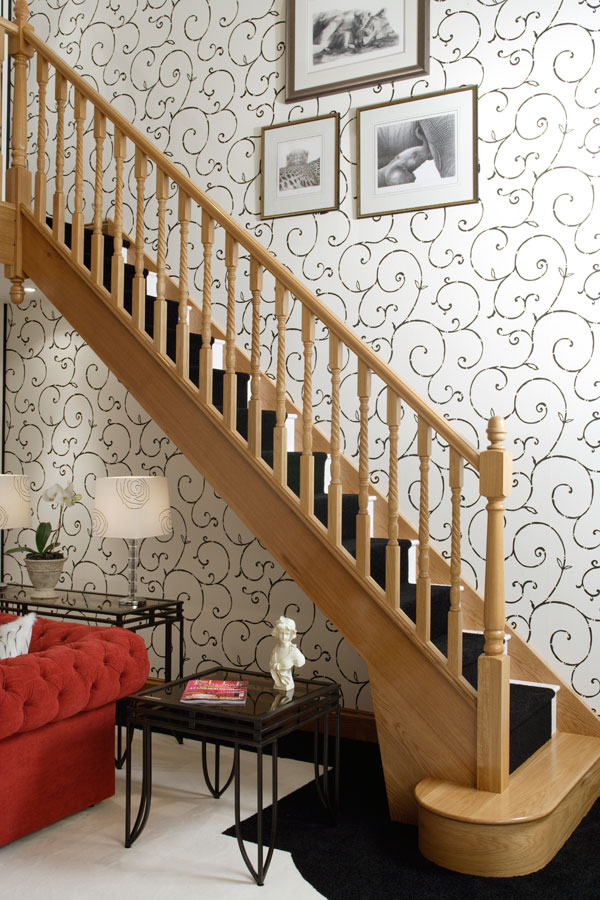 Oak Stair Spindles | Palace Rope Twist Spindles