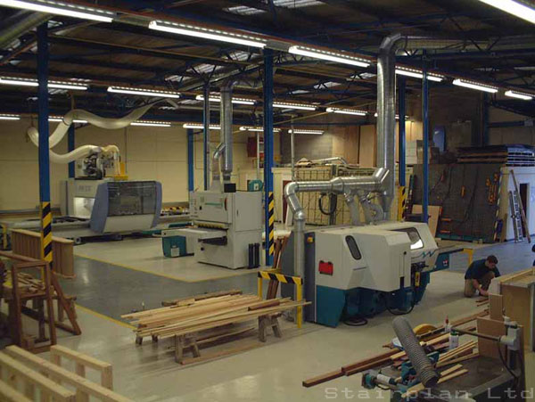 Stairplan's joinery workshop in 2002