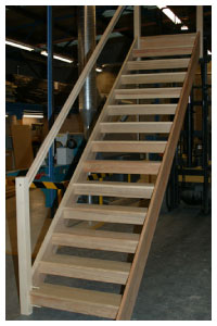 Parana Pine Openplan Staircase 