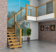 Openplan winder staircase oak x-vision specification